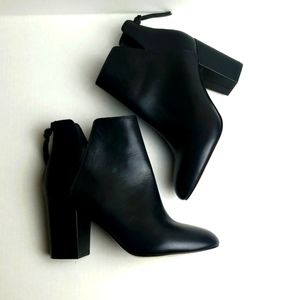 Aldo Black Heeled Ankle Booties